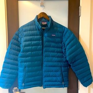 Patagonia puffer jacket, Blue, Boys size XXL